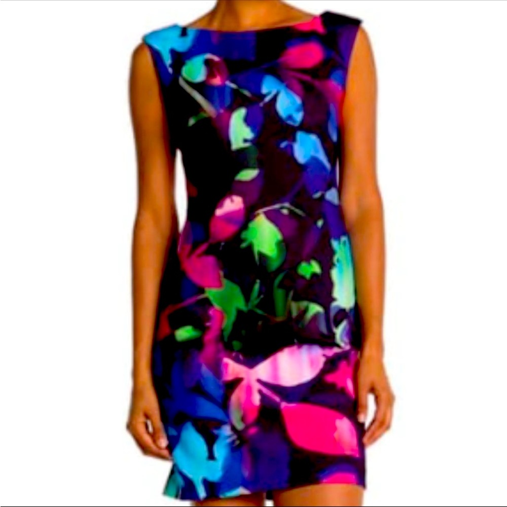 Trina Turk MultiColor Floral Sleeveless Lola Dress
